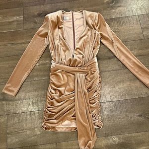House of CB velvet dress